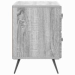 vidaXL Nočný stolík Sivá sonoma 62 x 34,5 x 47,5 cm Kompozitné drevo – Obrázok 5