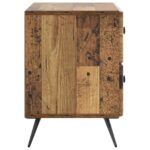 vidaXL Nočný stolík Staré drevo 62 x 34,5 x 47,5 cm Kompozitné drevo – Obrázok 5