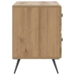 vidaXL Nočný stolík Dub artisan 62 x 34,5 x 47,5 cm Kompozitné drevo – Obrázok 5