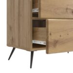 vidaXL Nočný stolík Dub artisan 62 x 34,5 x 47,5 cm Kompozitné drevo – Obrázok 8