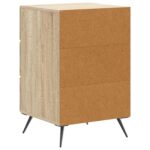 vidaXL Nočný stolík Dub sonoma 43 x 41 x 66,5 cm Kompozitné drevo – Obrázok 6