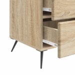 vidaXL Nočný stolík Dub sonoma 43 x 41 x 66,5 cm Kompozitné drevo – Obrázok 8