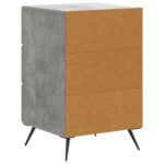 vidaXL Nočný stolík Betónovo sivá 43 x 41 x 66,5 cm Kompozitné drevo – Obrázok 6