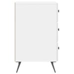 vidaXL Nočný stolík Biela s vysokým leskom 43 x 41 x 66,5 cm – Obrázok 5