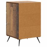 vidaXL Nočný stolík Staré drevo 43 x 41 x 66,5 cm Kompozitné drevo – Obrázok 6