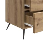 vidaXL Nočný stolík Dub artisan 43 x 41 x 66,5 cm Kompozitné drevo – Obrázok 8