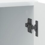 vidaXL Nočný stolík 2 pcs Biela 43 x 34,5 x 50 cm Kompozitné drevo – Obrázok 9