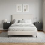 vidaXL Nočný stolík 2 pcs Čierna 43 x 34,5 x 50 cm Kompozitné drevo