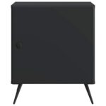 vidaXL Nočný stolík 2 pcs Čierna 43 x 34,5 x 50 cm Kompozitné drevo – Obrázok 5