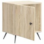 vidaXL Nočný stolík Dub sonoma 43 x 34,5 x 50 cm Kompozitné drevo – Obrázok 3