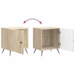 vidaXL Nočný stolík 2 pcs Dub sonoma 43 x 34,5 x 50 cm – Obrázok 10