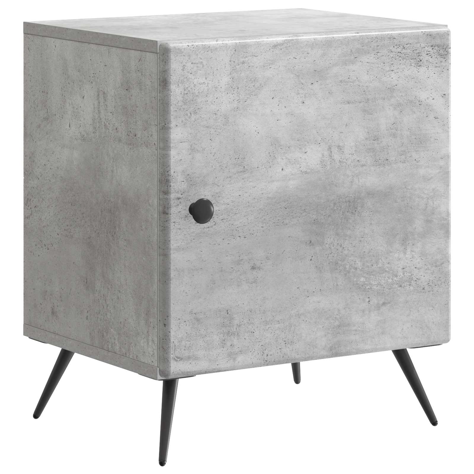 895491_1.jpg vidaXL Nočný stolík Betónovo sivá 43 x 34,5 x 50 cm Kompozitné drevo – Obrázok 1