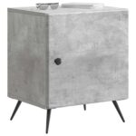 vidaXL Nočný stolík 2 pcs Betónovo sivá 43 x 34,5 x 50 cm – Obrázok 2