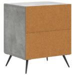 vidaXL Nočný stolík 2 pcs Betónovo sivá 43 x 34,5 x 50 cm – Obrázok 7