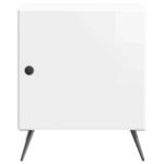 vidaXL Nočný stolík Biela s vysokým leskom 43 x 34,5 x 50 cm – Obrázok 4