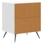 vidaXL Nočný stolík Biela s vysokým leskom 43 x 34,5 x 50 cm – Obrázok 6