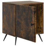 vidaXL Nočný stolík Dymový dub 43 x 34,5 x 50 cm Kompozitné drevo – Obrázok 3