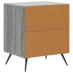 vidaXL Nočný stolík 2 pcs Sivá sonoma 43 x 34,5 x 50 cm – Obrázok 7