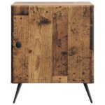 vidaXL Nočný stolík Staré drevo 43 x 34,5 x 50 cm Kompozitné drevo – Obrázok 4