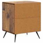 vidaXL Nočný stolík 2 pcs Staré drevo 43 x 34,5 x 50 cm – Obrázok 7