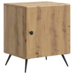 vidaXL Nočný stolík Dub artisan 43 x 34,5 x 50 cm Kompozitné drevo