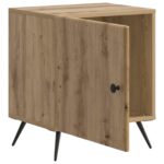 vidaXL Nočný stolík Dub artisan 43 x 34,5 x 50 cm Kompozitné drevo – Obrázok 3
