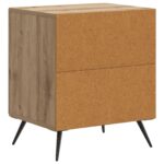 vidaXL Nočný stolík Dub artisan 43 x 34,5 x 50 cm Kompozitné drevo – Obrázok 6