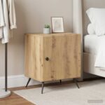 vidaXL Nočný stolík 2 pcs Dub artisan 43 x 34,5 x 50 cm