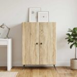 vidaXL Servírovacia skriňa Dub sonoma 66 x 34,5 x 90 cm – Obrázok 4