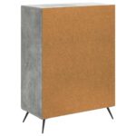 vidaXL Servírovacia skriňa Betónovo sivá 66 x 34,5 x 90 cm – Obrázok 8
