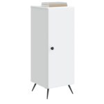vidaXL Servírovacia skriňa Biela 33 x 34,5 x 90 cm Kompozitné drevo – Obrázok 3