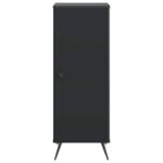 vidaXL Servírovacia skriňa Čierna 33 x 34,5 x 90 cm Kompozitné drevo – Obrázok 6