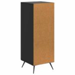 vidaXL Servírovacia skriňa Čierna 33 x 34,5 x 90 cm Kompozitné drevo – Obrázok 8