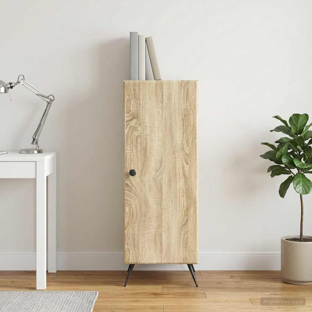 895517_1.jpg vidaXL Servírovacia skriňa Dub sonoma 33 x 34,5 x 90 cm – Obrázok 1