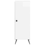 vidaXL Servírovacia skriňa Biela s vysokým leskom 33 x 34,5 x 90 cm – Obrázok 6