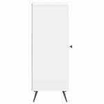 vidaXL Servírovacia skriňa Biela s vysokým leskom 33 x 34,5 x 90 cm – Obrázok 7
