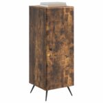 vidaXL Servírovacia skriňa Dymový dub 33 x 34,5 x 90 cm – Obrázok 3