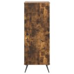 vidaXL Servírovacia skriňa Dymový dub 33 x 34,5 x 90 cm – Obrázok 6