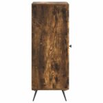 vidaXL Servírovacia skriňa Dymový dub 33 x 34,5 x 90 cm – Obrázok 7