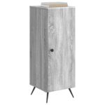 vidaXL Servírovacia skriňa Sivá sonoma 33 x 34,5 x 90 cm – Obrázok 3