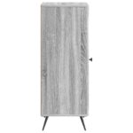 vidaXL Servírovacia skriňa Sivá sonoma 33 x 34,5 x 90 cm – Obrázok 7