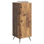 vidaXL Servírovacia skriňa Staré drevo 33 x 34,5 x 90 cm – Obrázok 3