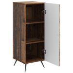 vidaXL Servírovacia skriňa Staré drevo 33 x 34,5 x 90 cm – Obrázok 5