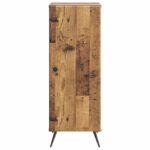 vidaXL Servírovacia skriňa Staré drevo 33 x 34,5 x 90 cm – Obrázok 6
