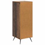 vidaXL Servírovacia skriňa Staré drevo 33 x 34,5 x 90 cm – Obrázok 8