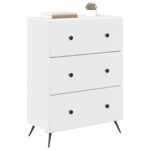 vidaXL Zásuvkový kabinet Biela 66 x 34,5 x 90 cm Kompozitné drevo – Obrázok 3