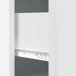 vidaXL Zásuvkový kabinet Biela 66 x 34,5 x 90 cm Kompozitné drevo – Obrázok 9