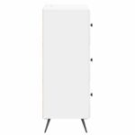 vidaXL Zásuvkový kabinet Biela s vysokým leskom 66 x 34,5 x 90 cm – Obrázok 6