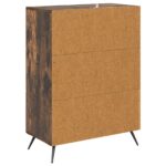 vidaXL Zásuvkový kabinet Dymový dub 66 x 34,5 x 90 cm Kompozitné drevo – Obrázok 6