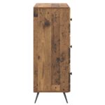 vidaXL Zásuvkový kabinet Staré drevo 66 x 34,5 x 90 cm – Obrázok 5